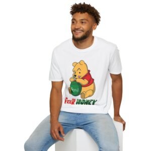 Cute Bear T-Shirt, Funny Gift for Friends, Birthday Celebration, Animal Lover Tee, Casual Wear, Summer Top