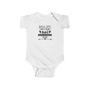 Humorous Baby Bodysuit: "Back Off! I Have a Crazy Aunt" - Perfect Baby Shower Gift, Newborn Outfit, Funny Infant Clothing, Unique Baby [...]