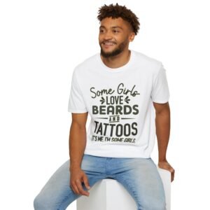 Beards & Tattoos Lover T-Shirt | Unisex Softstyle Tee | Perfect Gift & Casual Wear for Men & Women, Best for Valentine's, Casual [...]