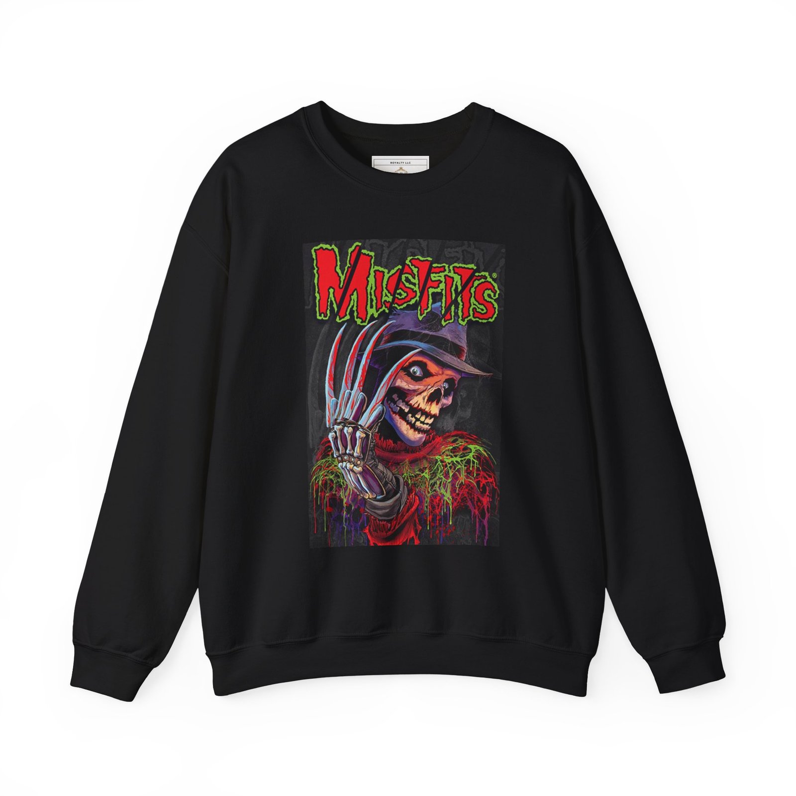 Misfits Graphic Crewneck Sweatshirt, Unisex Sweatshirt, Halloween Fashion, Music Merch, Casual Streetwear, Gothic Style - Image 2