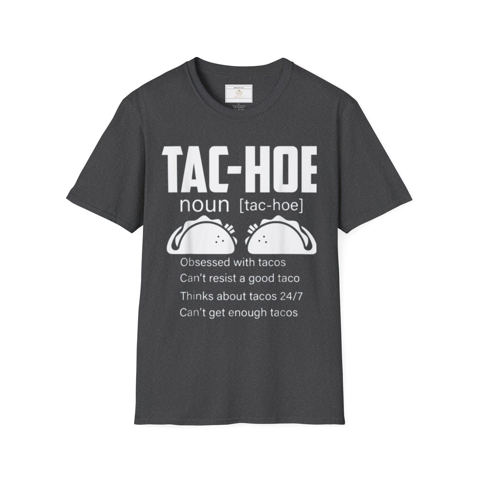 Taco Lover T-Shirt, Fun Foodie Gift, Taco Obsession Tee, Cute Taco Shirt for Festivals, Foodie Party Wear, Summer BBQ Outfit - Image 6