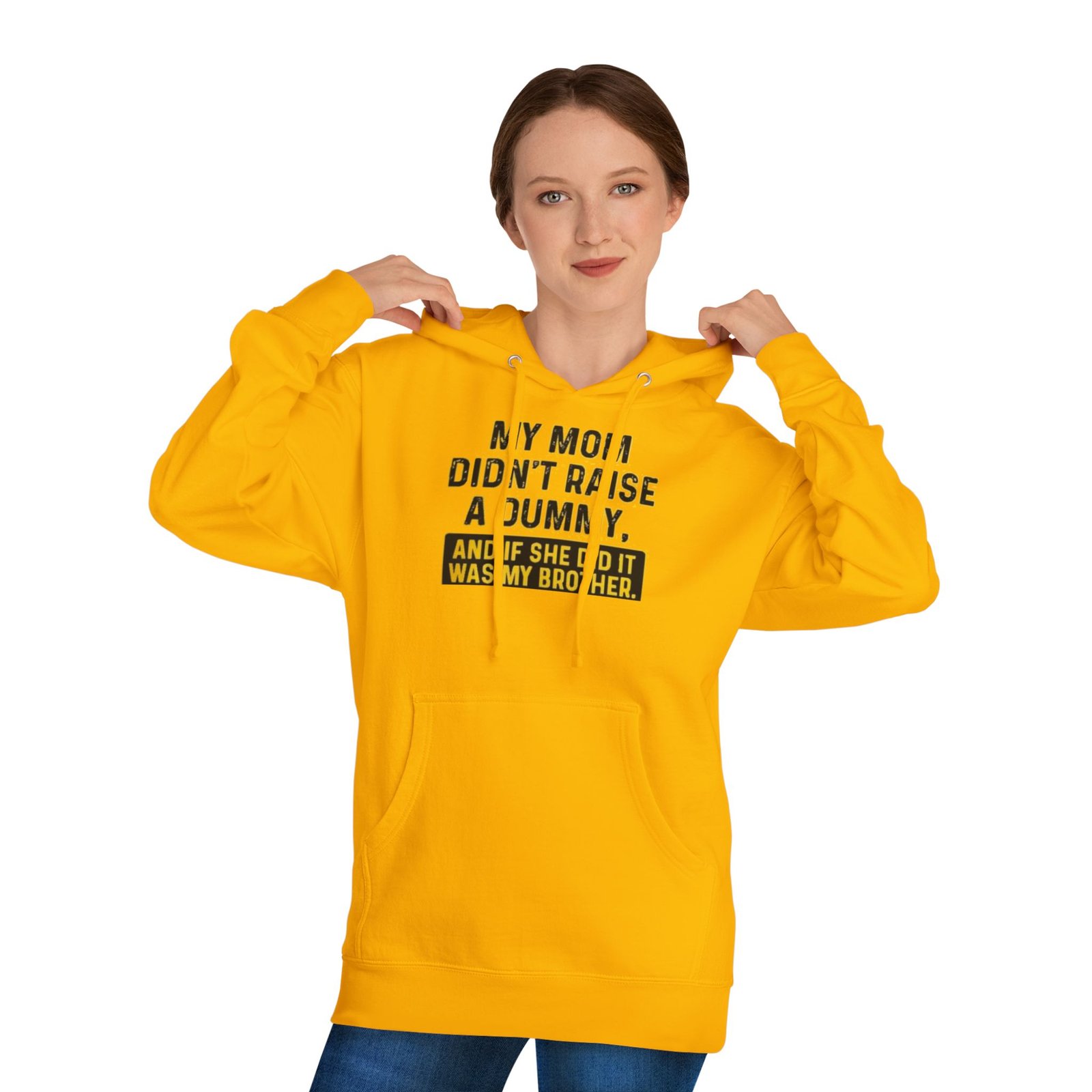 Funny Mom Quote Hoodie, Unisex Sweatshirt for Family Humor, Gift for Mother's Day, Casual Wear, Comfy Fashion - Image 3