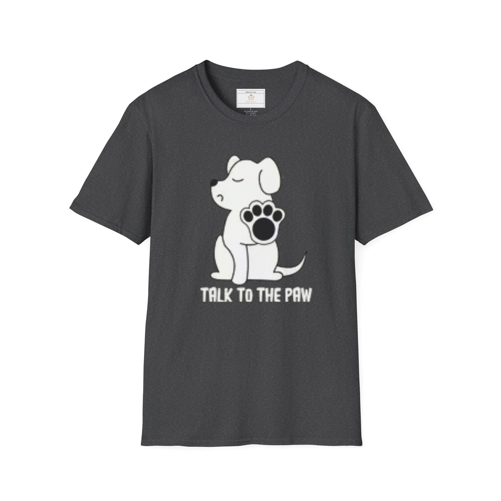 Unisex Dog Lover T-Shirt, Softstyle Tee, Talk to the Paw Shirt, Pet Owner Gift, Animal Lover Top, Funny Pet Apparel - Image 2