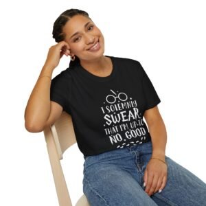 I Solemnly Swear - Unisex Softstyle T-Shirt, Funny Quote Shirt, Gift for Friends, Casual Tee, Movie Lovers