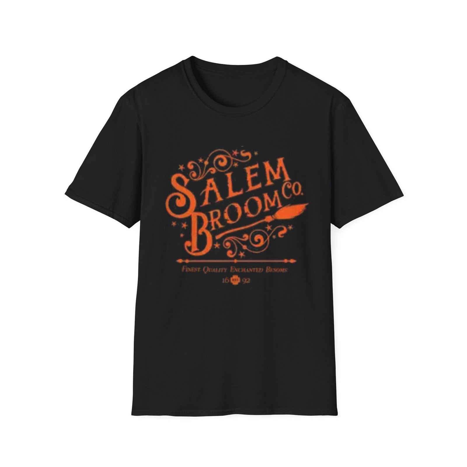 Salem Broom Co. Unisex T-Shirt | Vintage Halloween Tee, Fall Apparel, Gift for Witches, Cozy Style, Unique Graphic Tee - Image 2