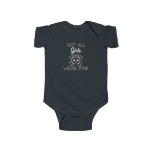 Cute Infant Bodysuit - "Not All Girls Wear Pink" - Gender Neutral Baby Outfit, Baby Shower Gift, Toddler Apparel, Everyday Wear, Cool [...]