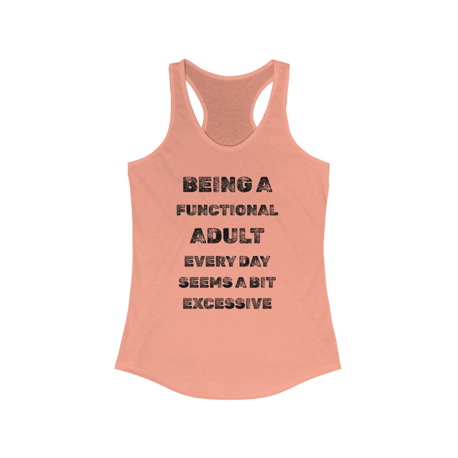 Functional Adult Racerback Tank, Funny Tank Top, Gift for Her, Casual Wear, Workout Apparel, Motivational Clothing - Image 3