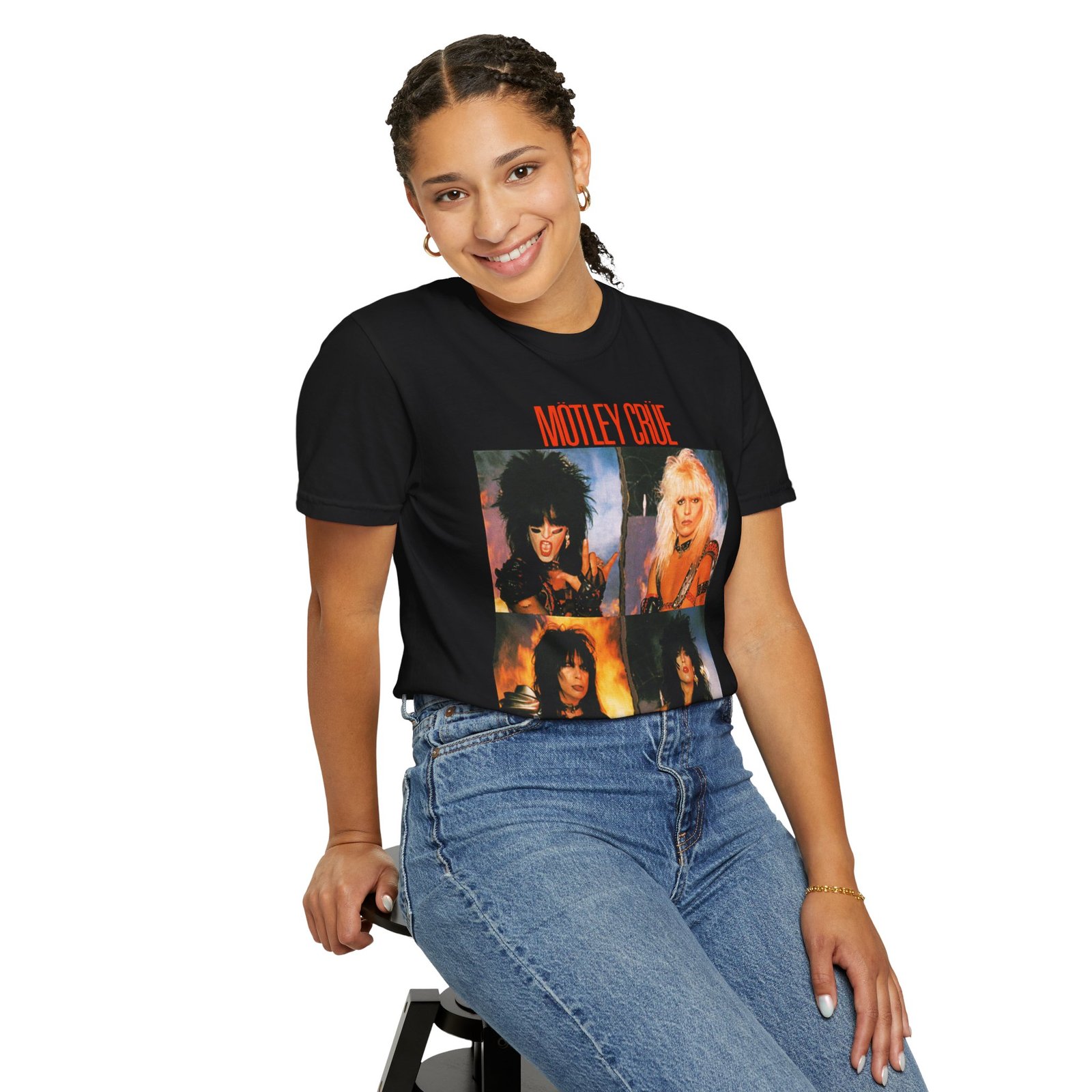 Motley Crue Shout at the Devil T-Shirt, 80s Rock Band Tee, Vintage Style Shirt, Music Merchandise, Concert Outfit, Gift for Fans - Image 12