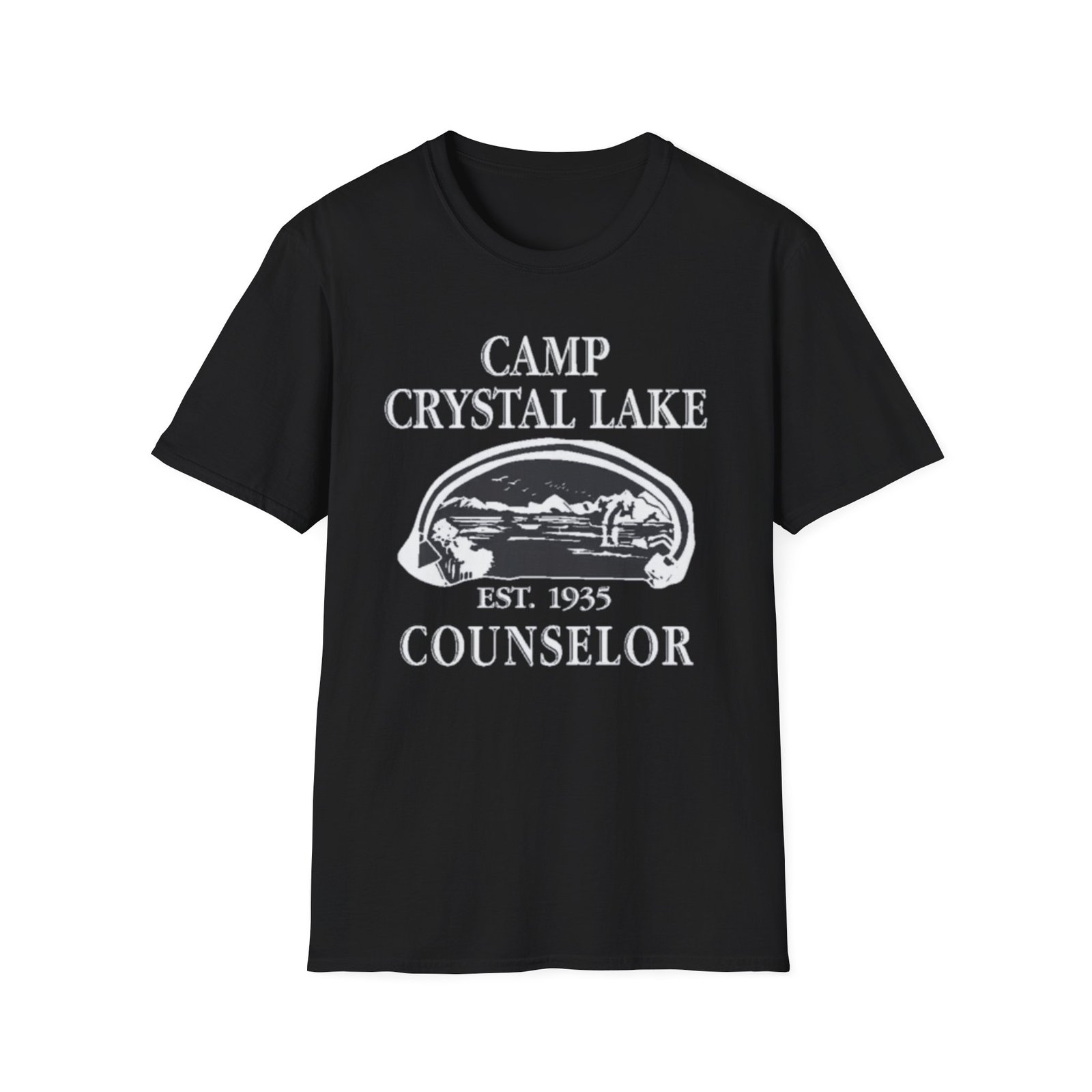 Camp Crystal Lake Counselor T-Shirt, Summer Camp T-Shirt, Vintage Camp Tee, Outdoor Adventure Shirt, Gift for Campers - Image 2