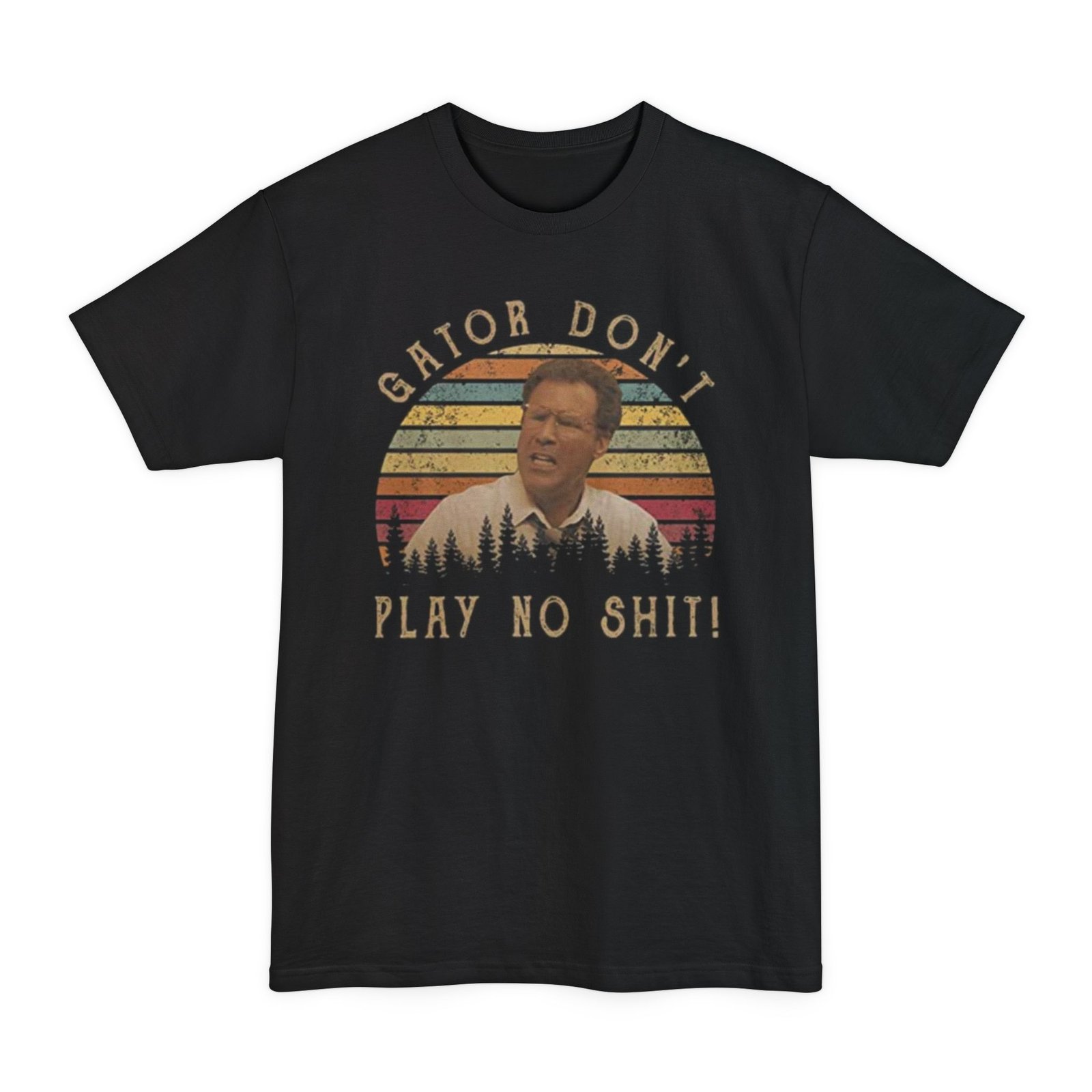 Retro Gator Don't Play No Shit Unisex T-Shirt, Funny Gift, Casual Wear, Summer Fashion, Black Graphic Tee - Image 2