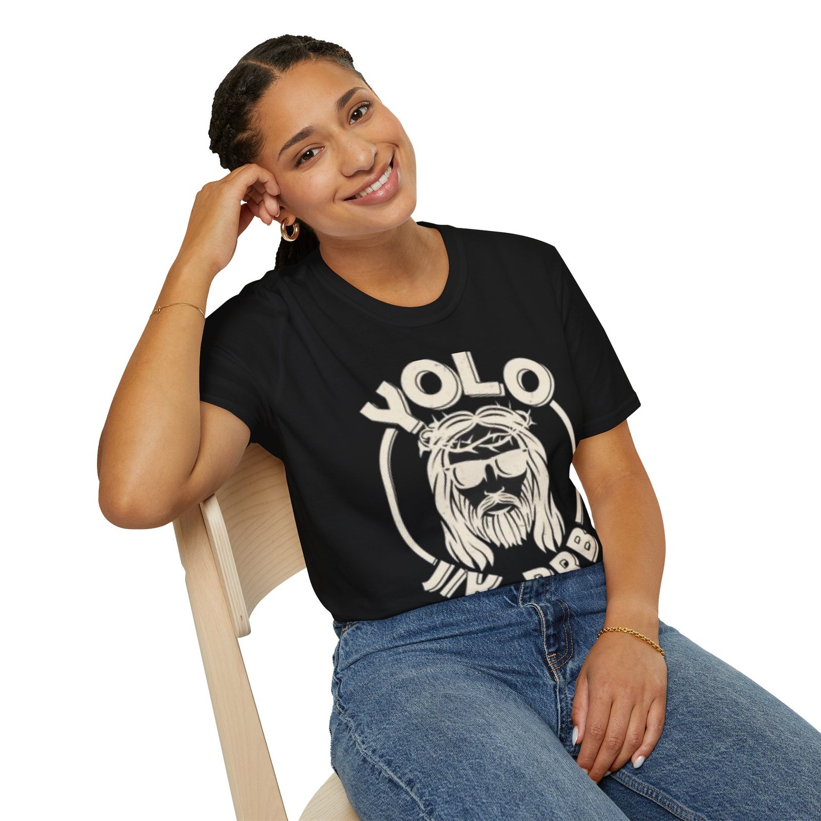Funny YOLO T-Shirt for Casual Wear, Unisex Graphic Tee for Friends, Birthday Gift, Everyday Comfort, Relaxed Fit Top