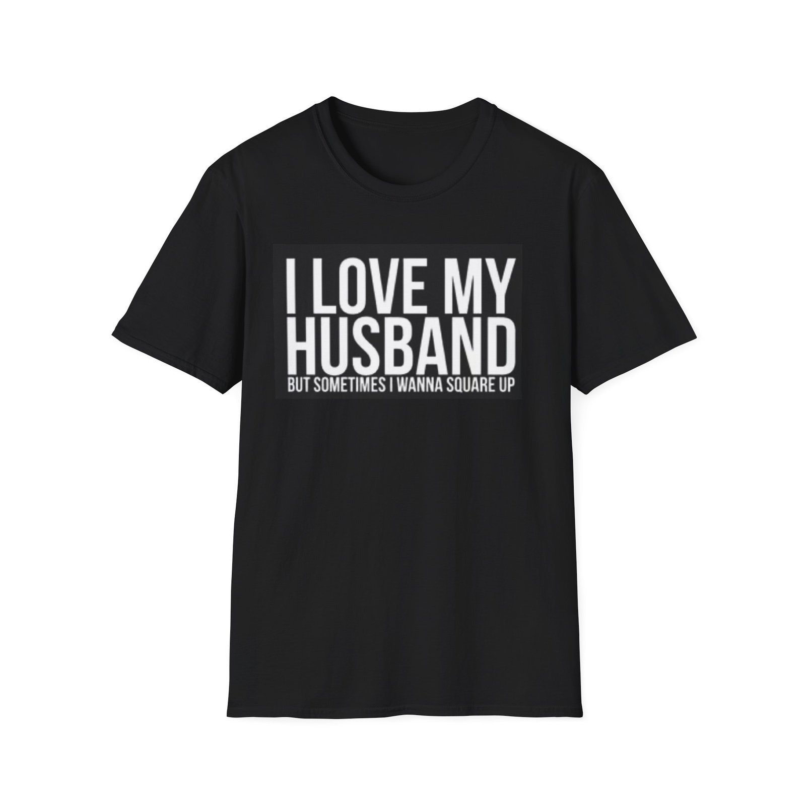 Funny I Love My Husband T-Shirt for Couples, Gift for Him, Anniversary Gift, Relationship Humor Tee, Unisex Softstyle Shirt - Image 2