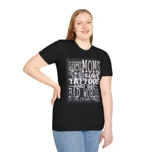 Cool Mom T-Shirt, Funny Mom Tee, Mother's Day Gift, Tattoo Mom Shirt, Unisex Graphic Tee, Casual Wear, Gift for Moms