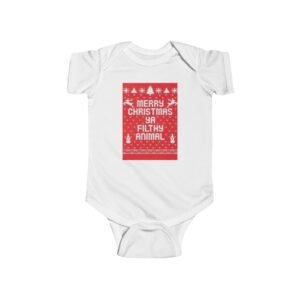 Merry Christmas Bodysuit for Infants, Holiday Baby Outfit, Baby Onesie, Christmas Gift for New Parents, Cute Baby Bodysuit