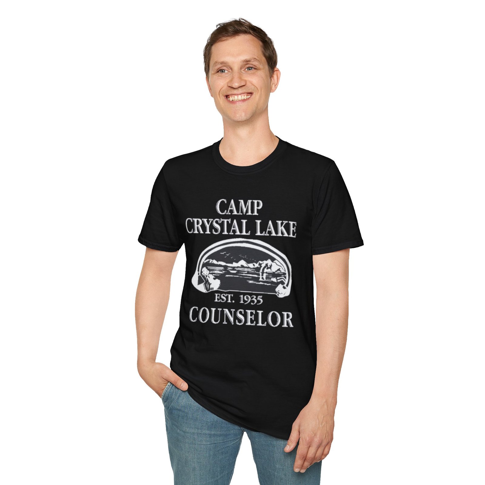 Camp Crystal Lake Counselor T-Shirt, Summer Camp T-Shirt, Vintage Camp Tee, Outdoor Adventure Shirt, Gift for Campers
