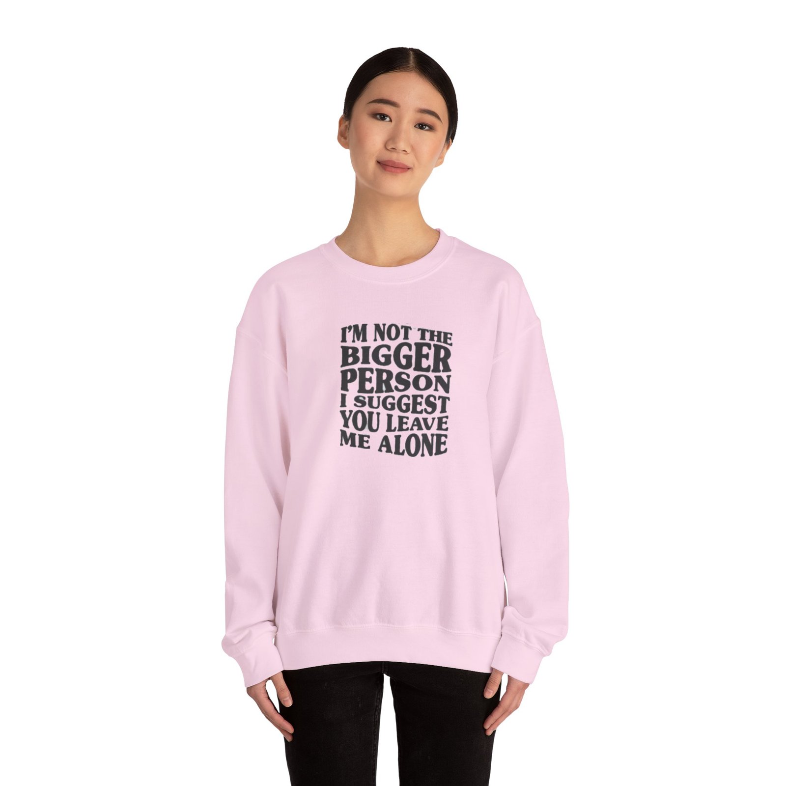 Funny Unisex Crewneck Sweatshirt - Leave Me Alone, Casual Wear, Gift Idea, Humor Clothing, Cozy Sweater, Perfect for Relaxation - Image 13