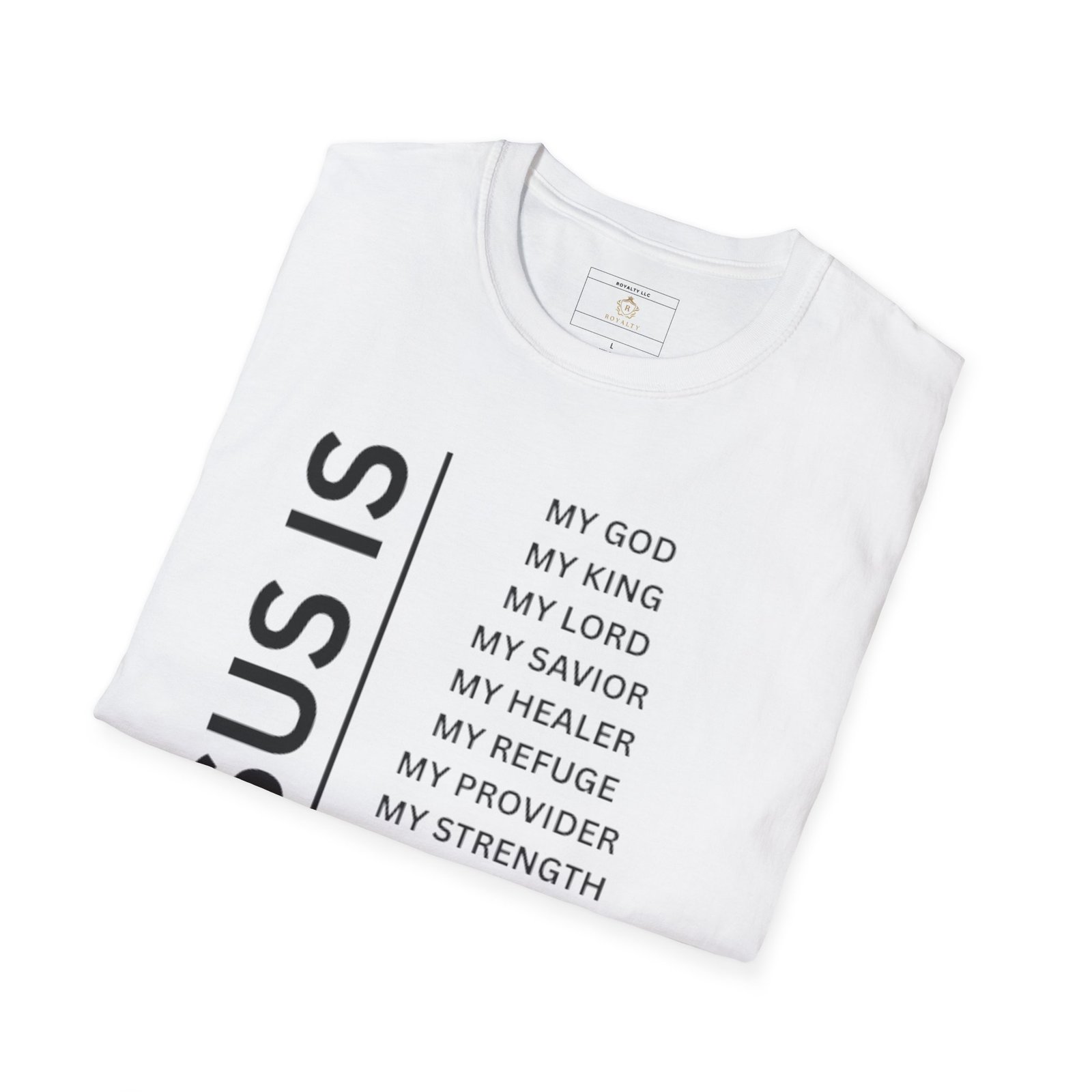 Inspirational Faith T-Shirt - JESUS IS Design for Daily Comfort, Casual Wear, Gifts for Christians, Bible Study, Church Events - Image 5