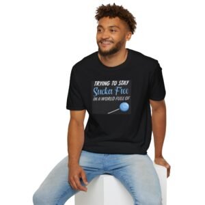 Stay Stuck Free Unisex Softstyle T-Shirt - Motivational Tee, Gift for Friends, Casual Wear, Relaxed Fit, Daily Inspiration