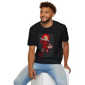 Bold Graphic Unisex T-Shirt with 'NO' Design – Perfect for Casual Wear, Gaming Events, Gift Ideas, Everyday Style, and Statement Fashion