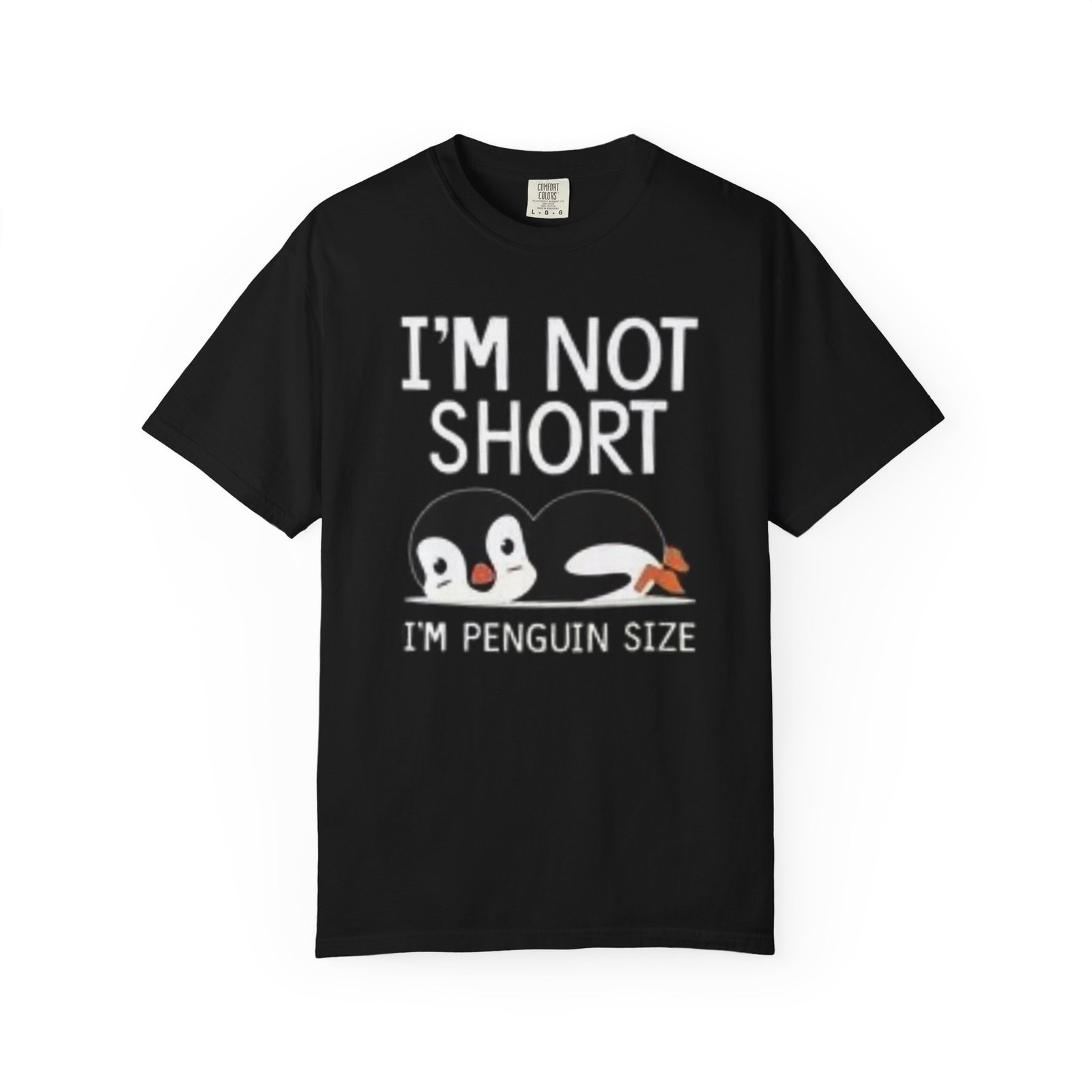 I'm Not Short, I'm Penguin Size T-Shirt, Cute Animal Tee, Funny Gift for Kids, Birthday Shirt, Unique Penguin T-Shirt - Image 2