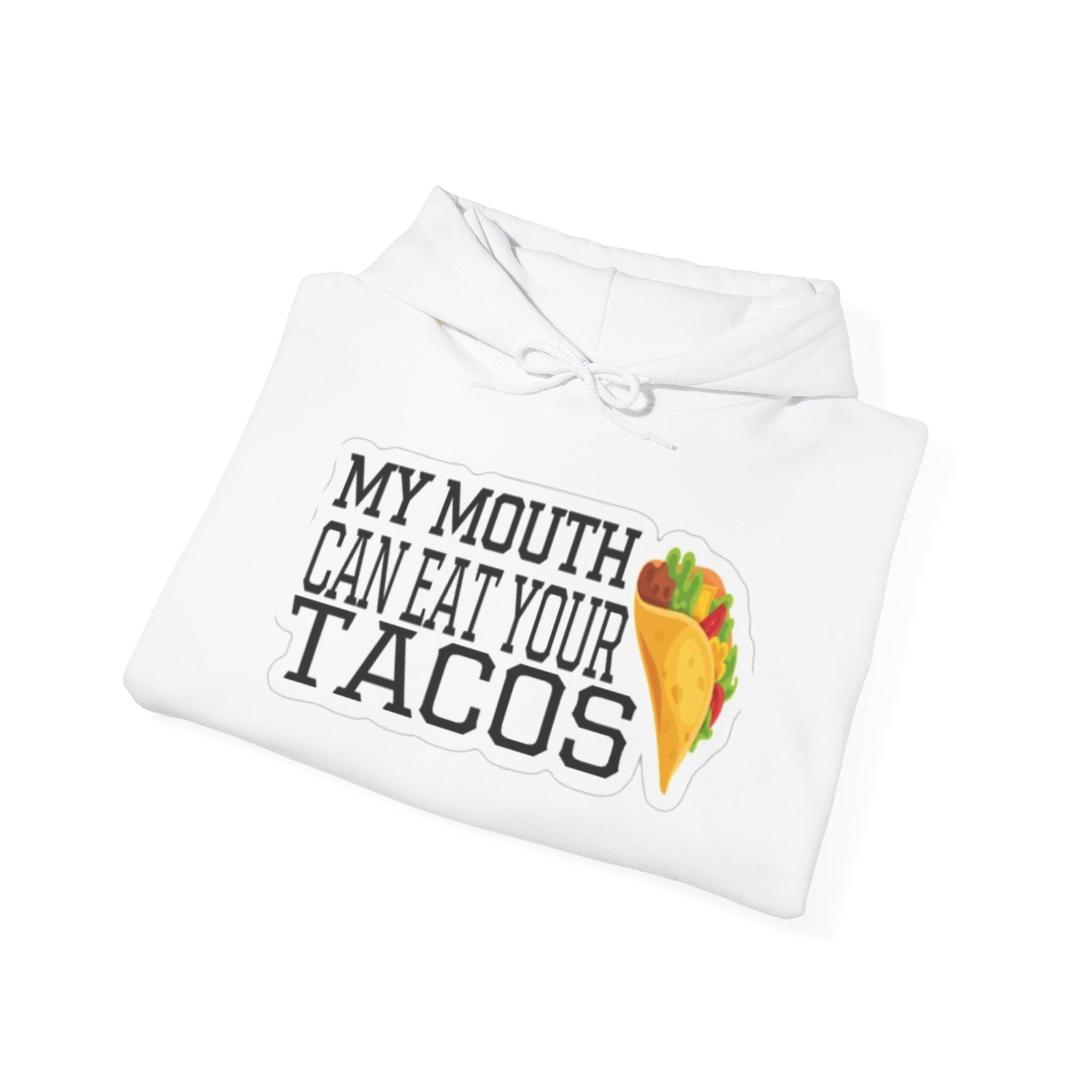 Funny Taco Hoodie - Unisex Heavy Blend™ Hooded Sweatshirt, Taco Lover Gift, Foodie Apparel, Casual Wear, Comfy Sweatshirt - Image 4