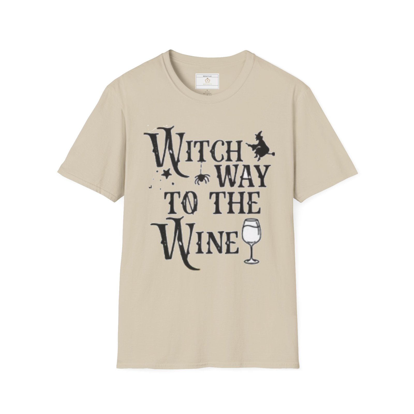Witchy Wine Lover T-Shirt, Funny Graphic Tee, Halloween Apparel, Gift for Witches, Cute Casual Wear - Image 6