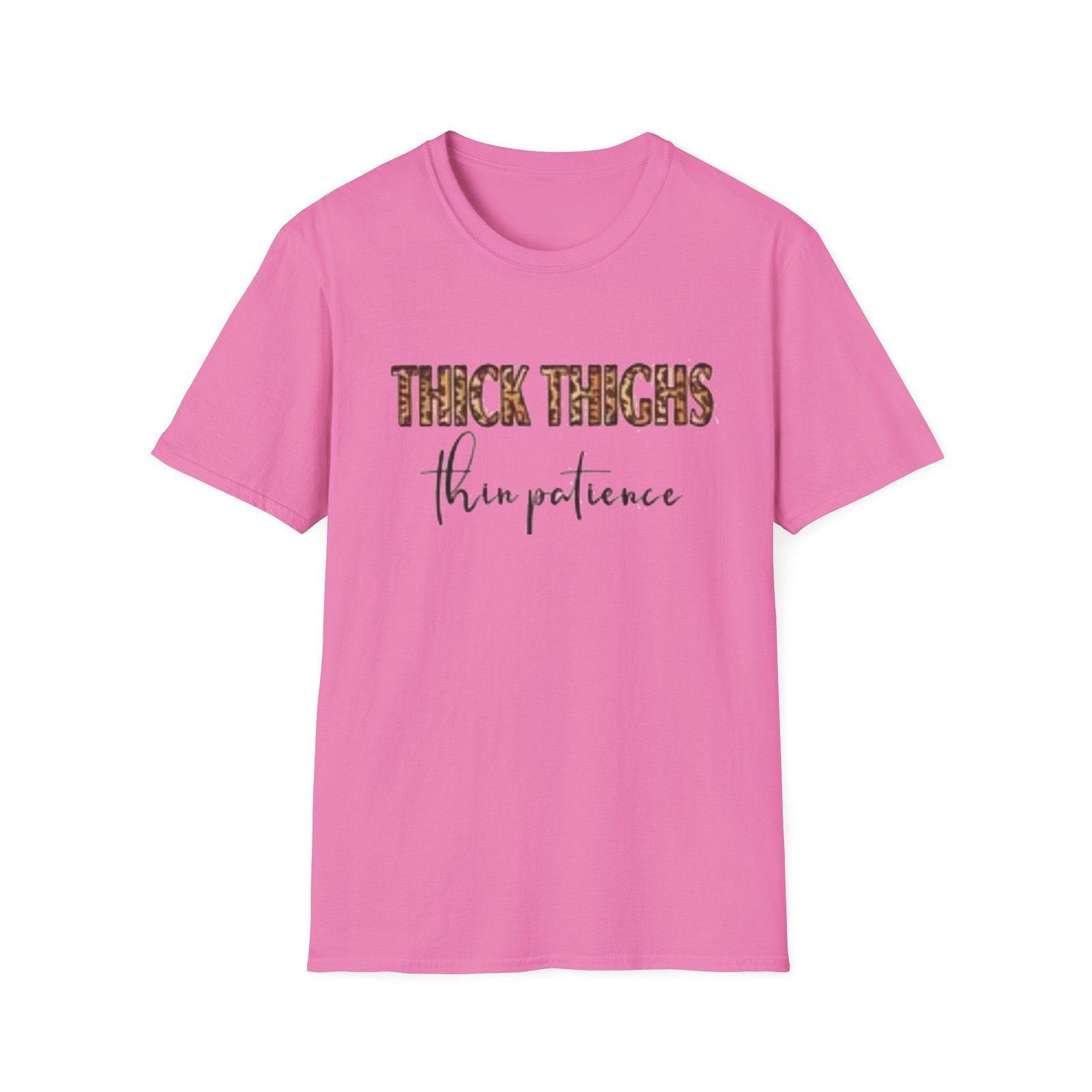 Thick Thighs Unisex Softstyle T-Shirt | Casual Wear, Fashion Tee, Gift for Friends, Affirmation Shirt, Summer Outfit - Image 2