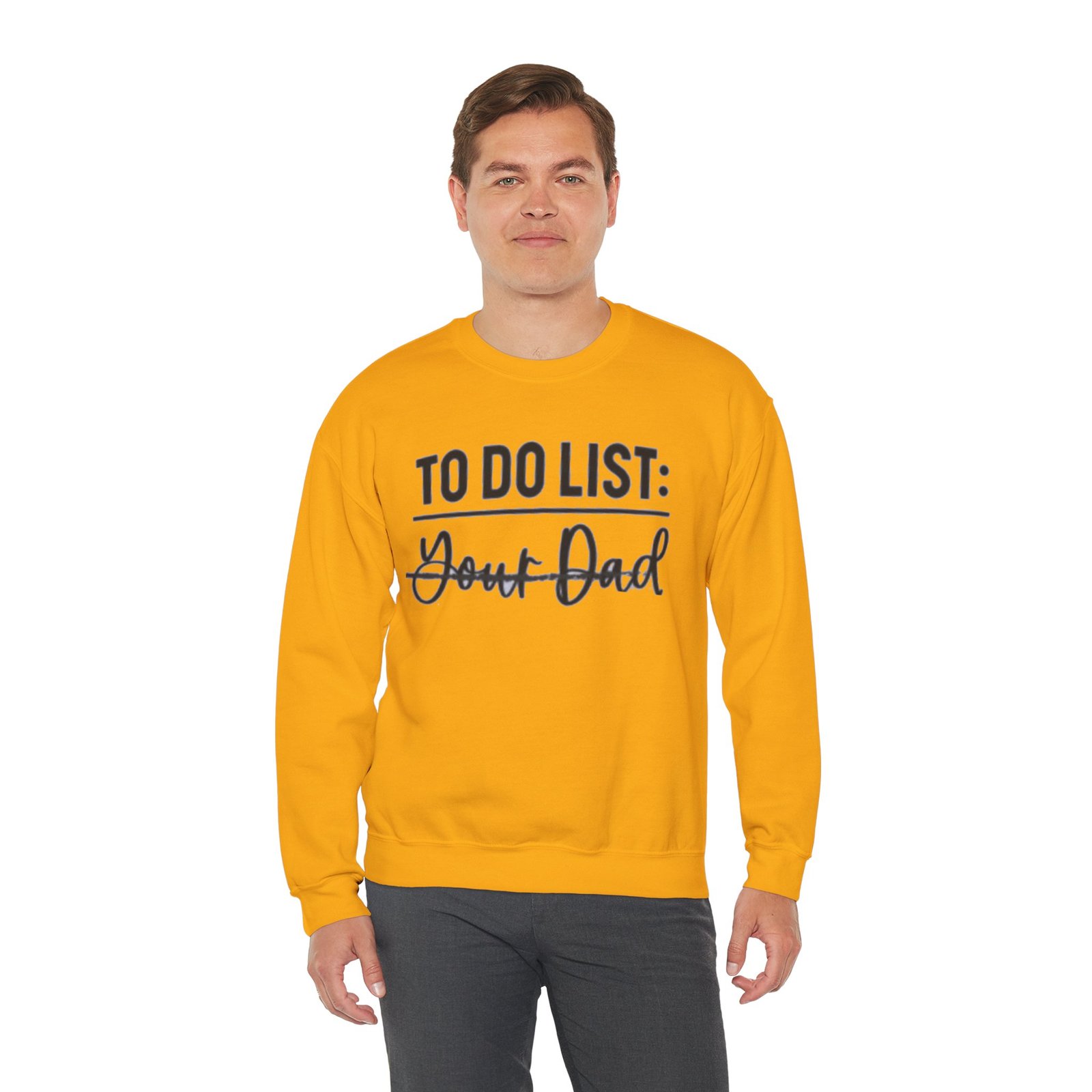 Funny Dad Sweatshirt, To Do List Sweatshirt, Gift for Dad, Unisex Crewneck, Casual Dad Apparel, Dad Joke Sweater - Image 14