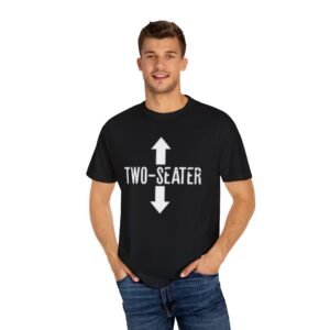 Cool Graphic T-Shirt, Funny Two-Seater Tee, Unisex Gift Shirt, Casual Everyday Wear, Comfortable Fashion Top