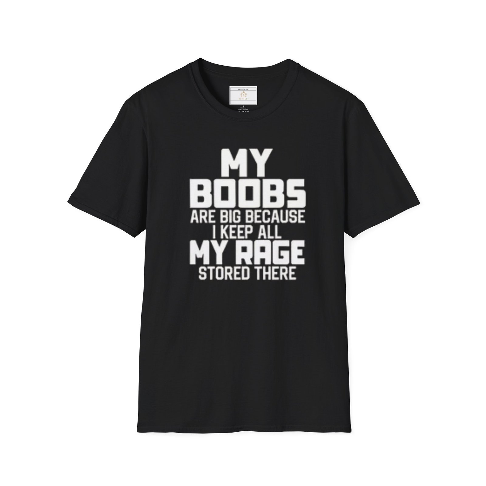 Funny Rage T-Shirt, Humorous Graphic Tee, Unisex Softstyle Shirt, Gift for Friends, Women's Empowerment Apparel - Image 2