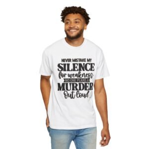 Murder Mystery Unisex Tee, Funny Graphic T-shirt, Gift for Readers, Birthday Gift, Relaxed Fit, Humor Apparel