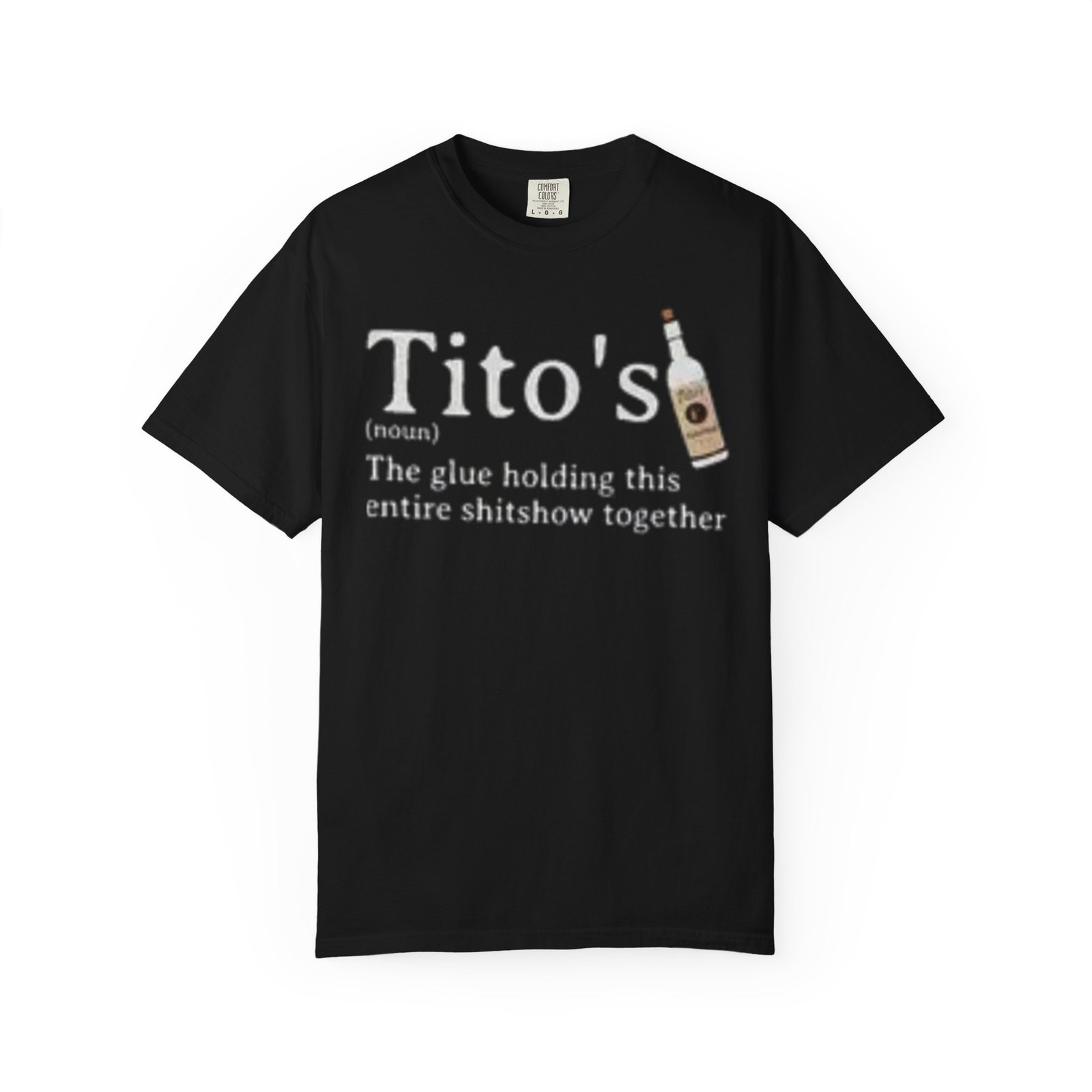 Tito's Unisex Garment-Dyed T-Shirt, Funny Party Tee, Casual Drink Lover Shirt, Gift for Bartenders, Unique Birthday Present - Image 2
