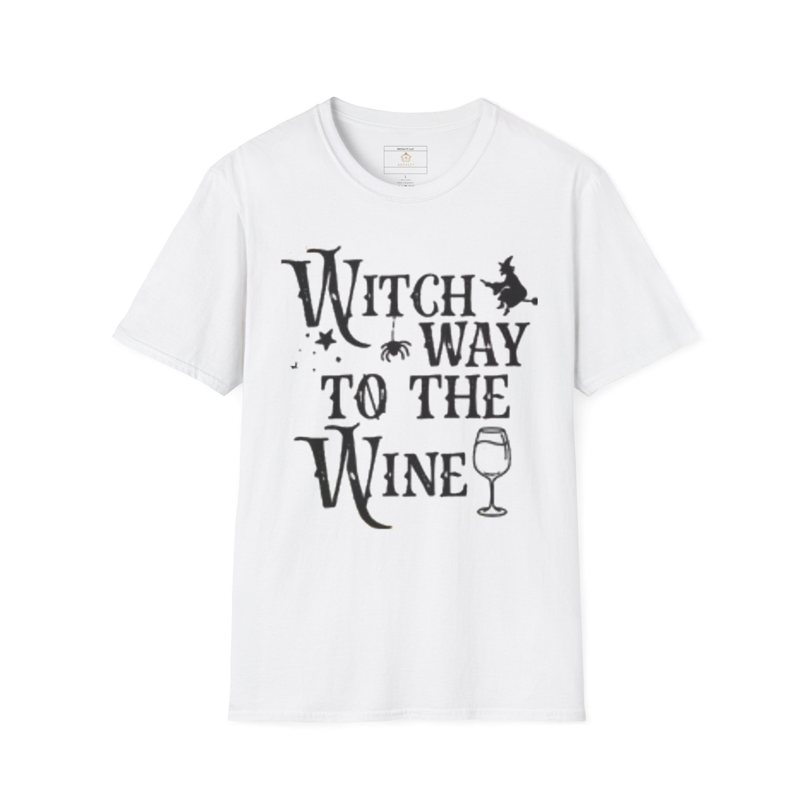 Witchy Wine Lover T-Shirt, Funny Graphic Tee, Halloween Apparel, Gift for Witches, Cute Casual Wear - Image 2