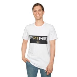 Prime Statement Unisex T-Shirt - Casual Wear for Trendsetters, Gifts for Friends, Streetwear, Cool Graphic Tee, Everyday Style