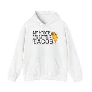 Funny Taco Hoodie - Unisex Heavy Blend™ Hooded Sweatshirt, Taco Lover Gift, Foodie Apparel, Casual Wear, Comfy Sweatshirt