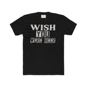 Funny Unisex Cotton Crew Tee - 'Wish You Were Beer' - Casual T-Shirt for Beer Lovers, Gift for Birthdays, Parties, BBQs, Celebrations, [...]