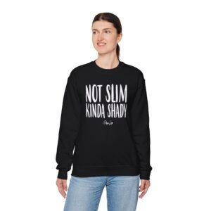 Unisex Heavy Blend™ Crewneck Sweatshirt - Not Slim Kinda Shady, Casual Sweatshirt, Gift for Friends, Cozy Layering Piece, Fun [...]