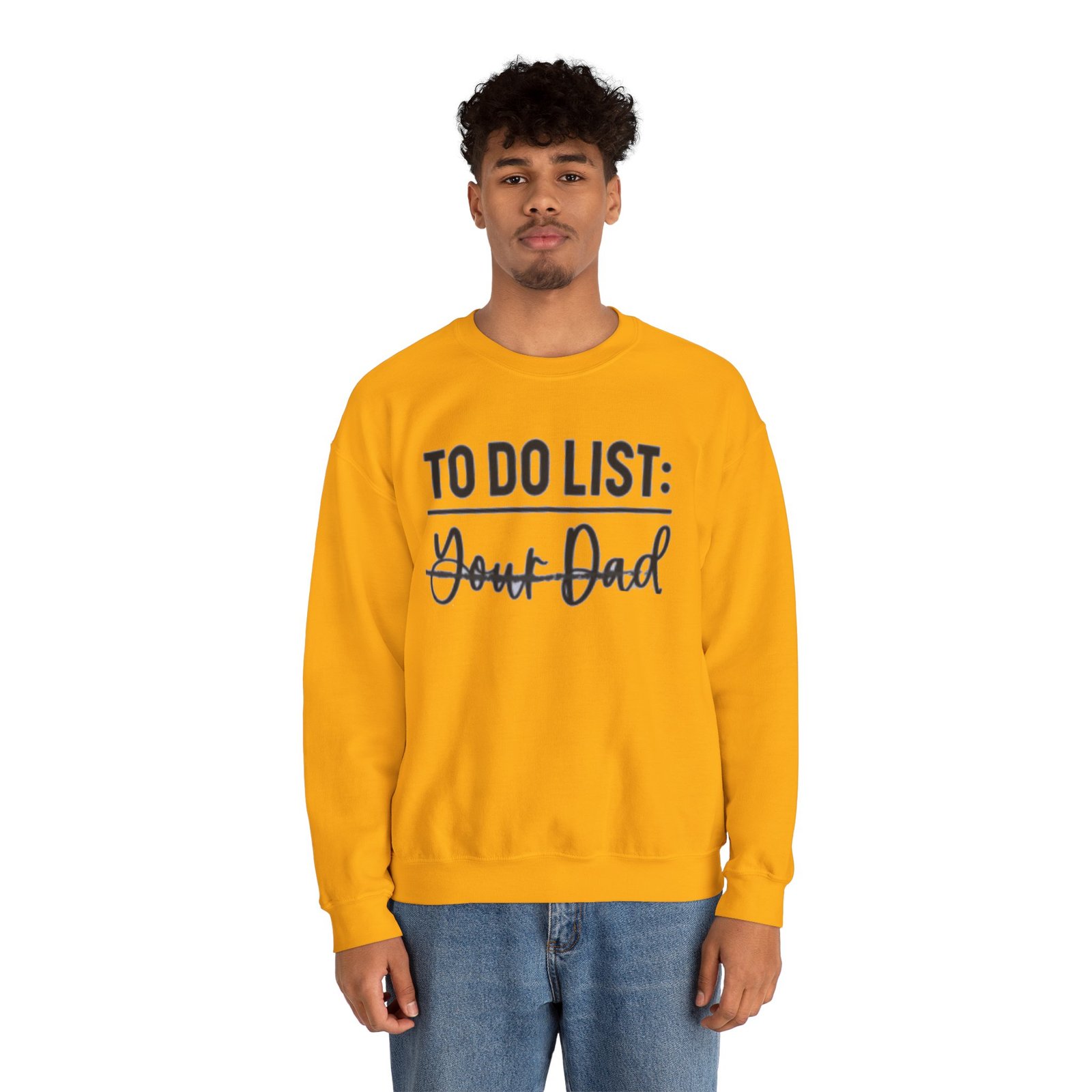 Funny Dad Sweatshirt, To Do List Sweatshirt, Gift for Dad, Unisex Crewneck, Casual Dad Apparel, Dad Joke Sweater - Image 15