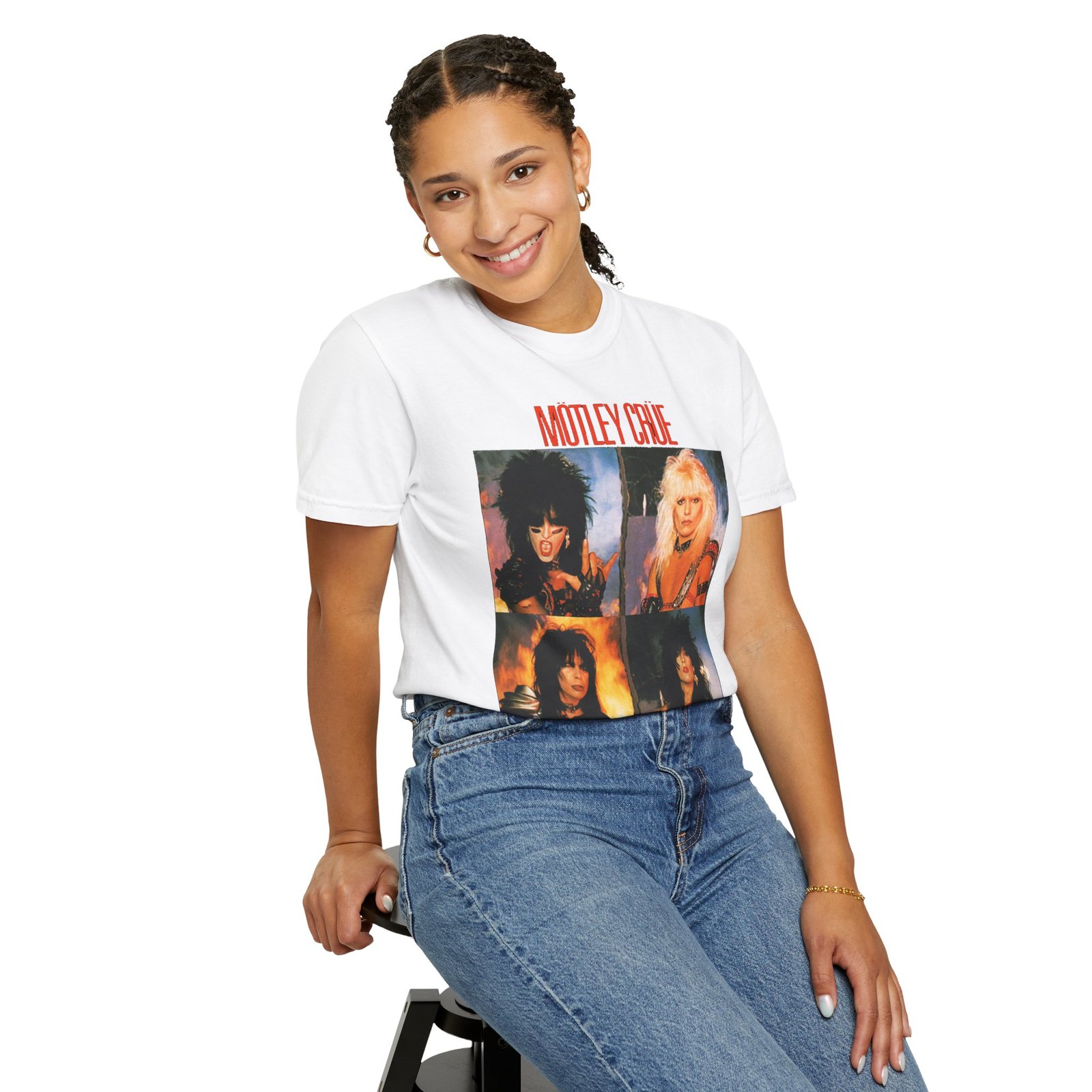 Motley Crue Shout at the Devil T-Shirt, 80s Rock Band Tee, Vintage Style Shirt, Music Merchandise, Concert Outfit, Gift for Fans - Image 4