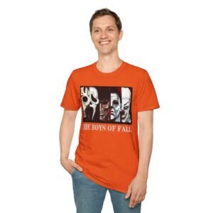 Boys of Fall Halloween T-Shirt, Unisex Softstyle Tee, Spooky Season Shirt, Fall Fashion, Horror Movie Merch