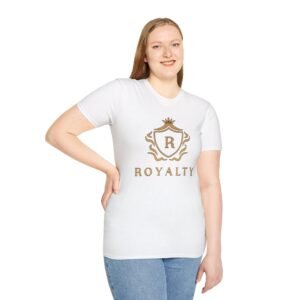 Royalty Unisex Softstyle T-Shirt - Crown Graphic Tee, Casual Wear, Gift for Her, Birthday, Family Reunion, Everyday Style
