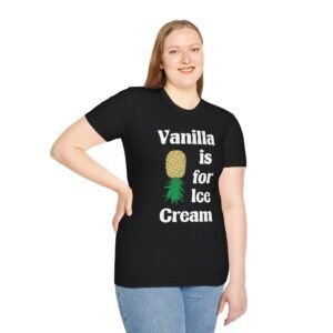 Pineapple Ice Cream T-Shirt, Fun Summer Tee, Unique Gift for Ice Cream Lovers, Casual Wear, Birthday Accessories