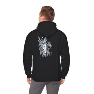 Wild Spirit Unisex Hooded Sweatshirt, Cozy Hoodie, Gift for Nature Lovers, Outdoor Apparel, Casual Wear, Urban Outfit