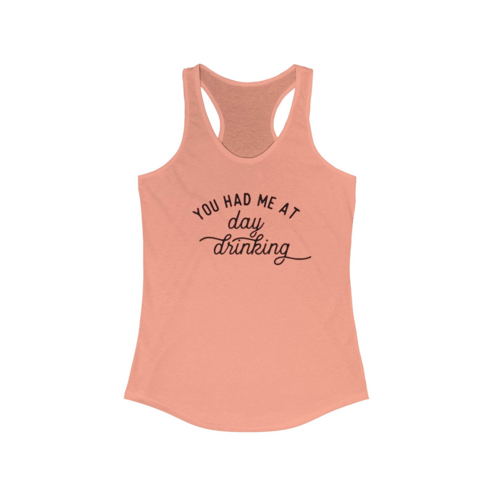 Day Drinking Racerback Tank, Summer Top, Beachwear, Outdoor Activity Shirt, Gift for Friends - Image 3