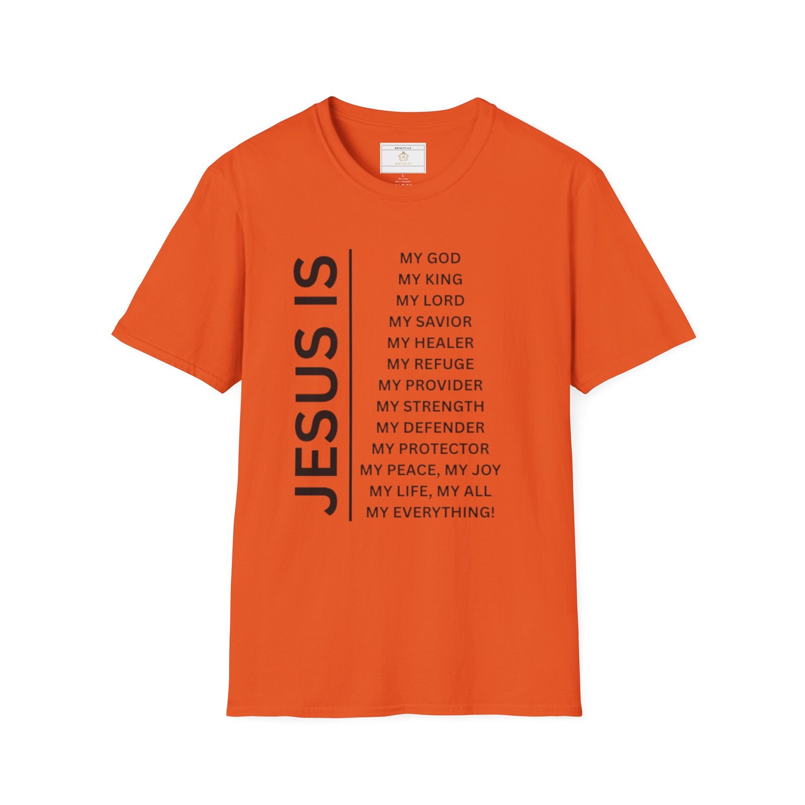 Inspirational Faith T-Shirt - JESUS IS Design for Daily Comfort, Casual Wear, Gifts for Christians, Bible Study, Church Events - Image 6