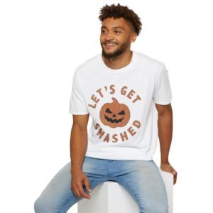 Halloween Themed Unisex T-Shirt - Let's Get Smashed, Funny Fall Apparel, Pumpkin Graphic Tee, Spooky Season Casual Wear, Halloween [...]