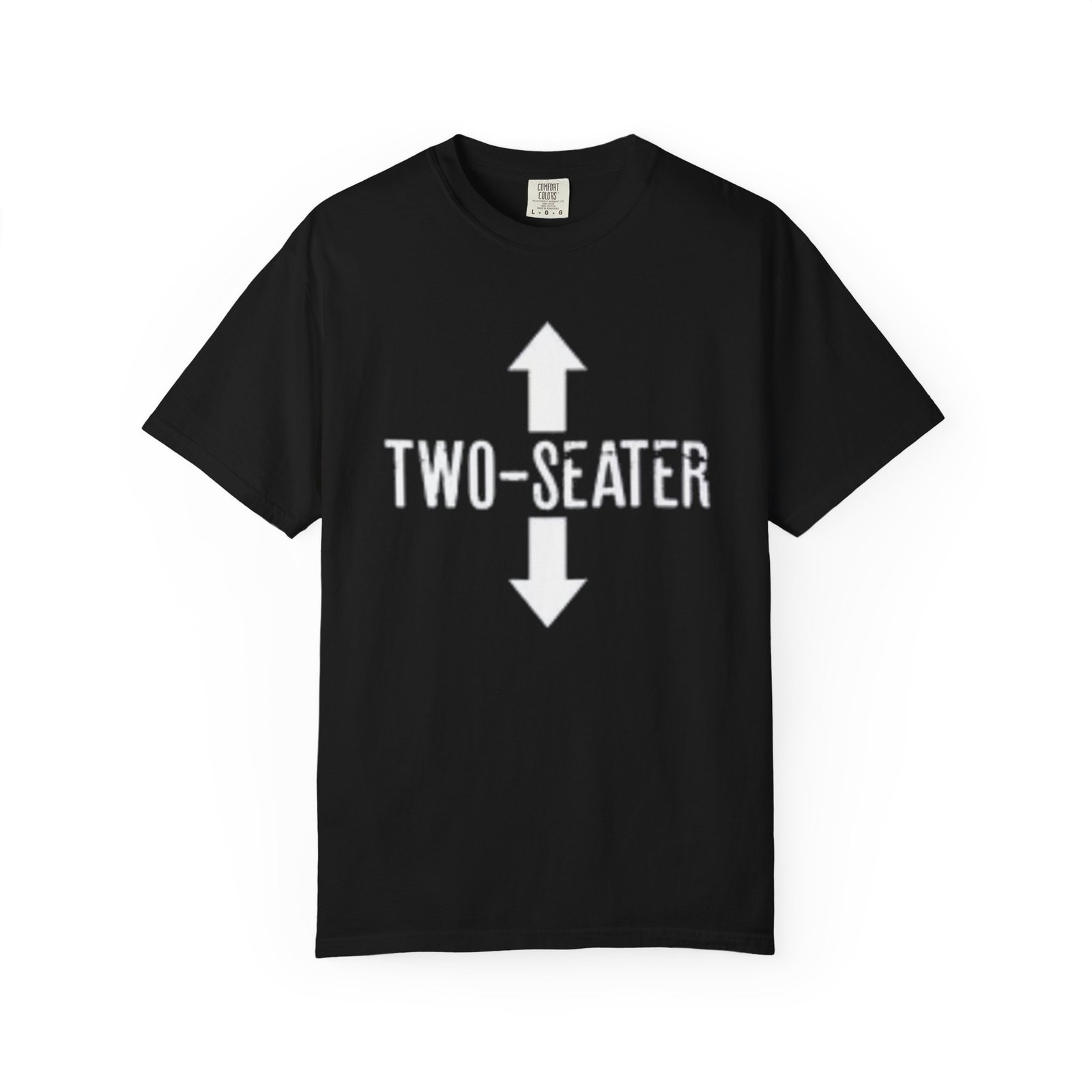 Cool Graphic T-Shirt, Funny Two-Seater Tee, Unisex Gift Shirt, Casual Everyday Wear, Comfortable Fashion Top - Image 2