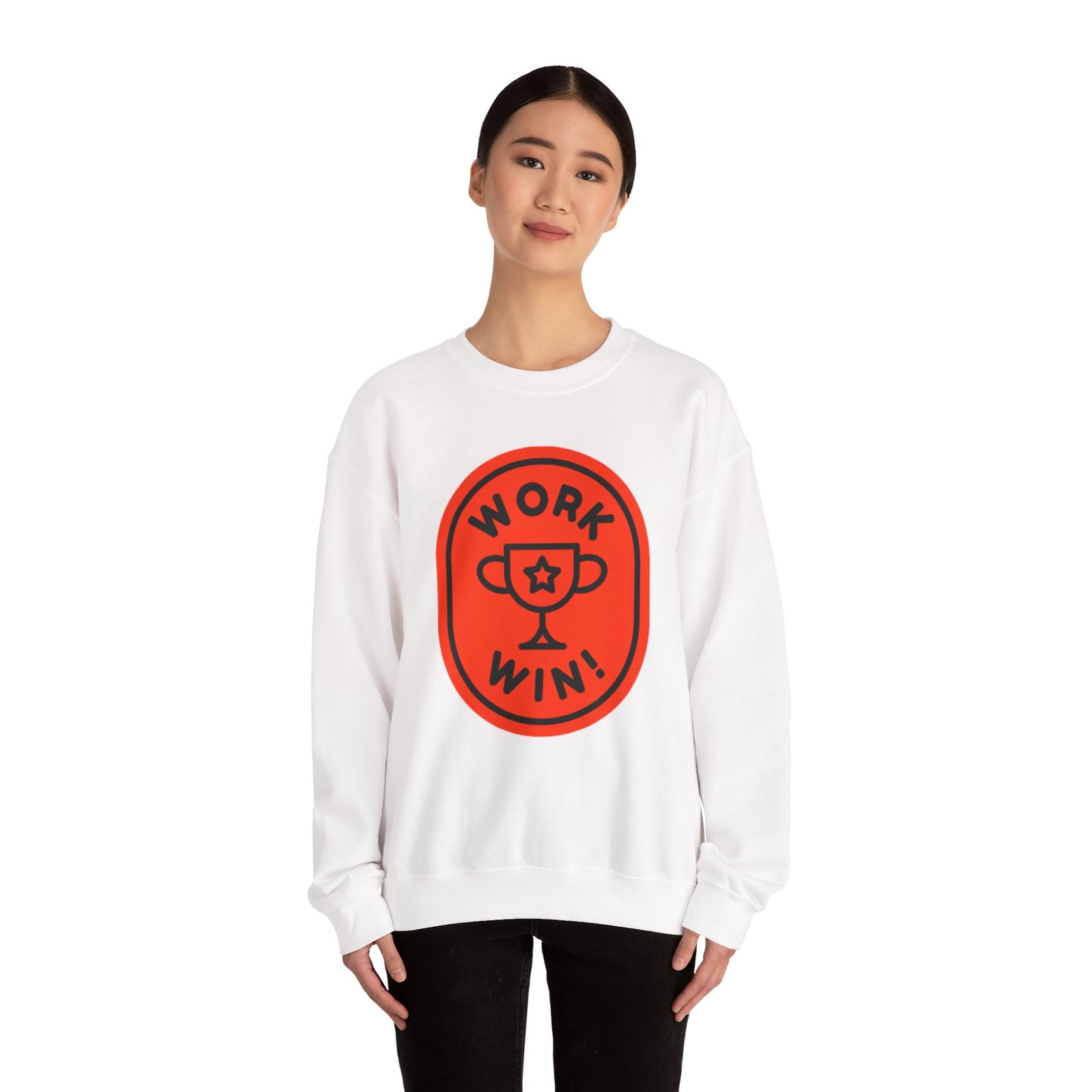 Motivational Crewneck Sweatshirt - Inspirational Gift for Students, Work Tees, Casual Wear, Relaxed Fit, Gift for Graduates