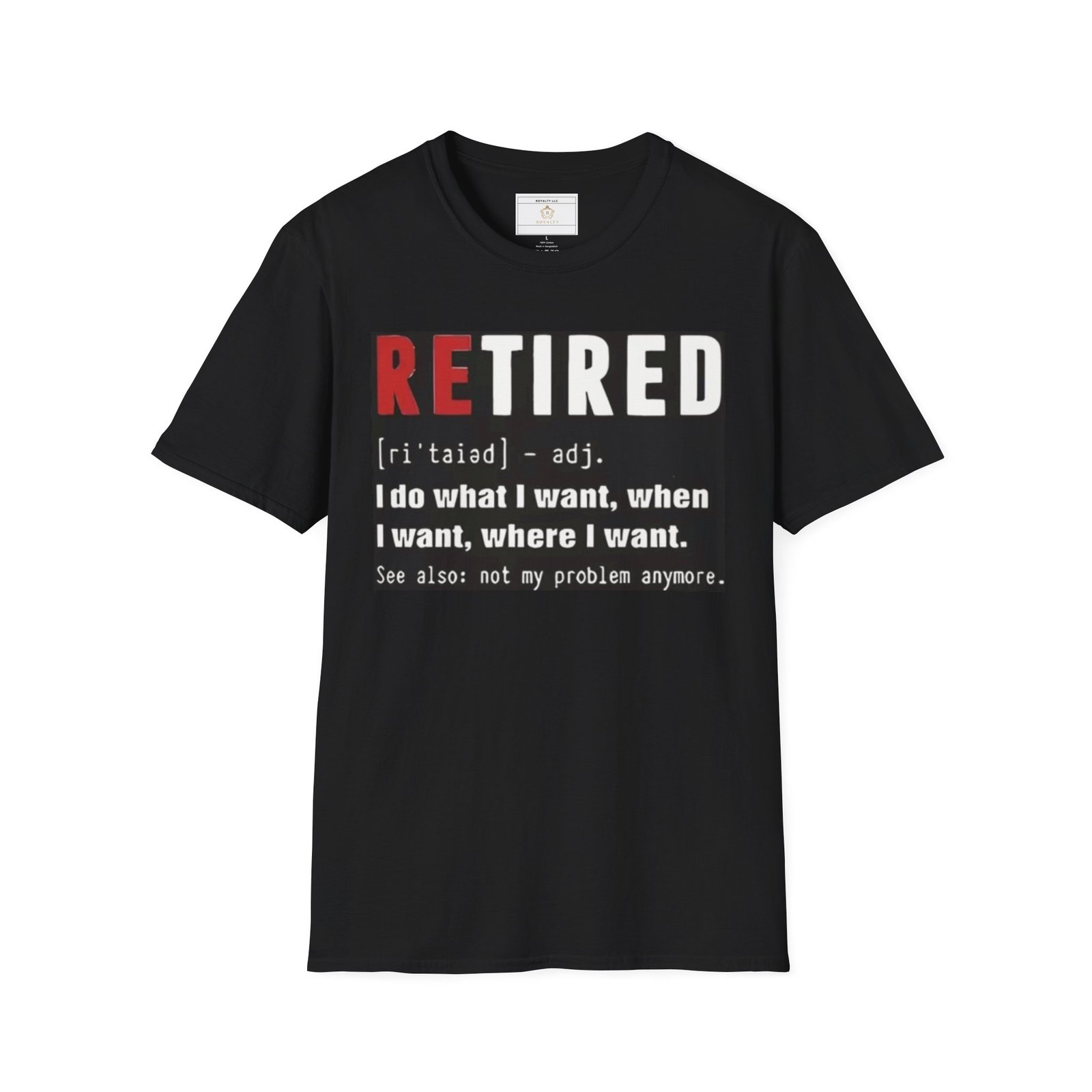 Retired Life Unisex T-Shirt, Funny Retirement Gift, Relaxed Fit Tee, Gift for Retirees, Casual Wear, Retirement Party Outfit - Image 2