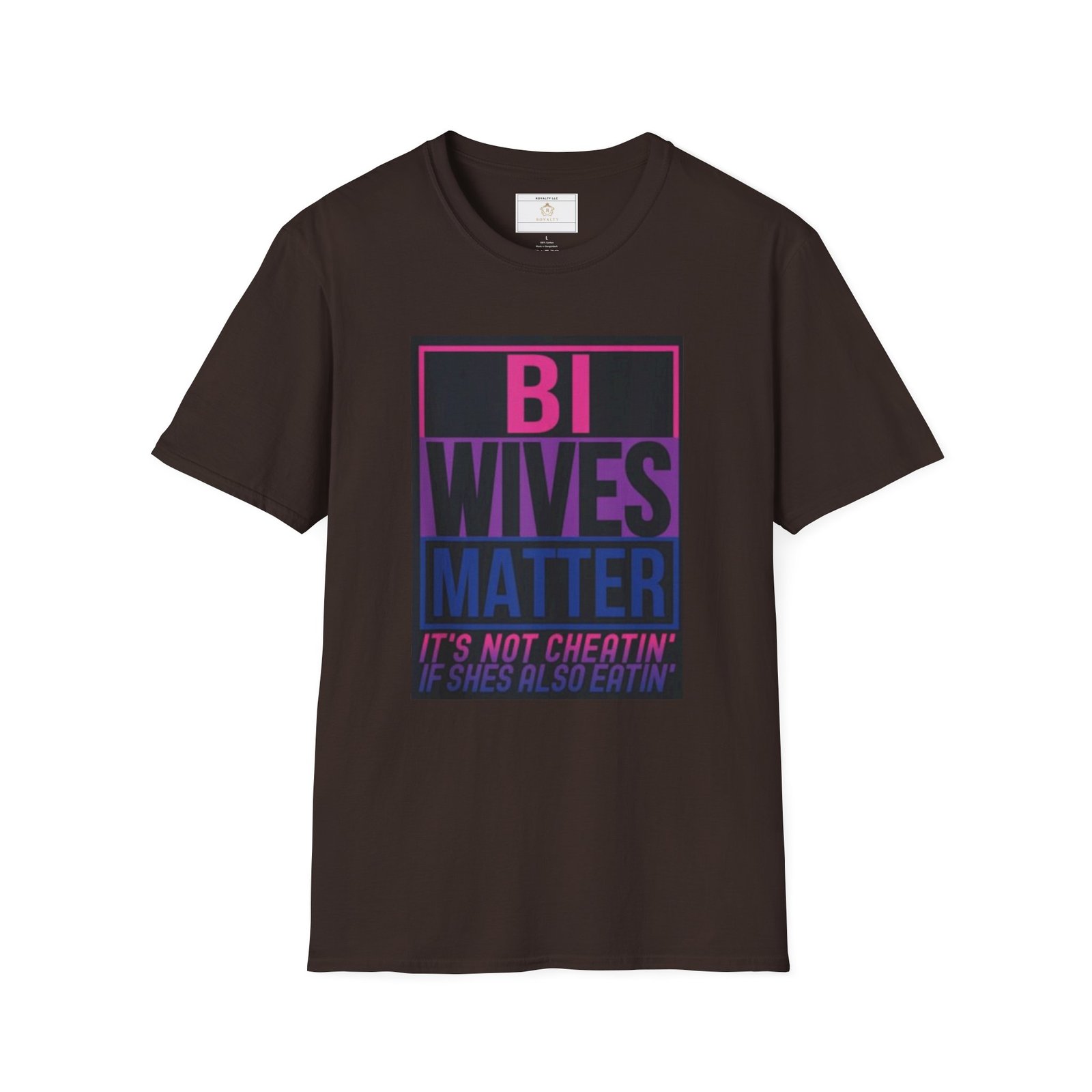 Bi Wives Matter T-Shirt, Unisex Pride Tee, LGBTQ+ Equality Shirt, Casual Graphic Top, Gift for Bi Wives - Image 6